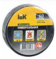 Изолента ПВХ IEK UIZ-13-10-10M-K02 0,13х15мм 10м черная
