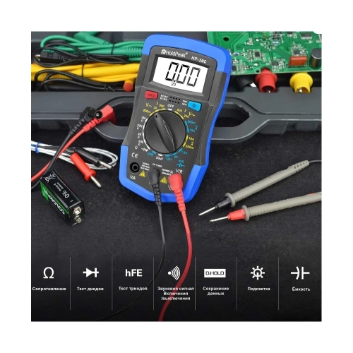 Мультиметр HoldPeak HP-36C фото 3