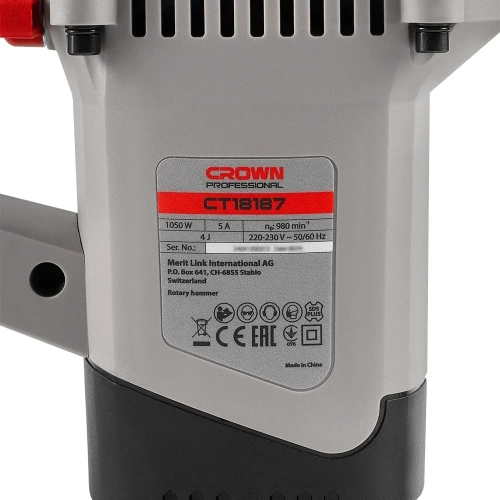 Перфоратор Crown CT18187 BMC фото 9