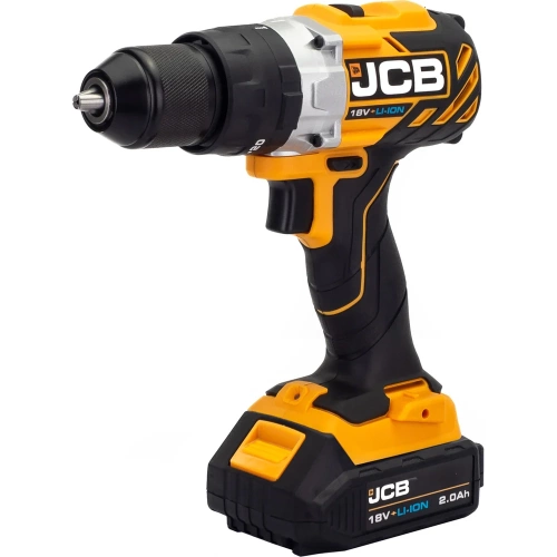 Дрель-шуруповерт JCB аккумуляторная (-18CD-B-E) 18V, max 45Nm в комплекте с зарядным устройством (-18VFC-E) 2.4A и батареей аккум(-20LI-E) 2.0AH JCB-18CD-2XB-E(57236) фото 10