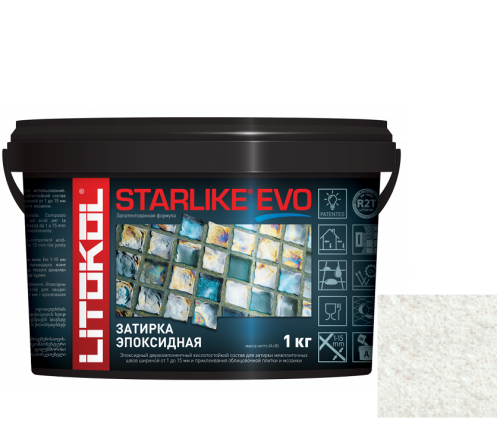 Затирка эпоксидная для швов Litokol Starlike Evo S.202 Naturale 1 кг