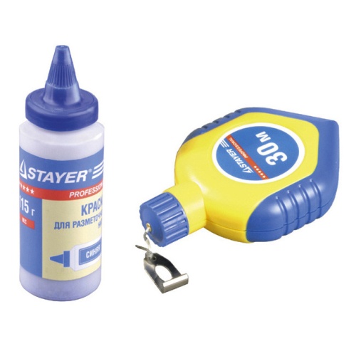 Набор Stayer 2-06383-H2 нить разметочная с синей краской