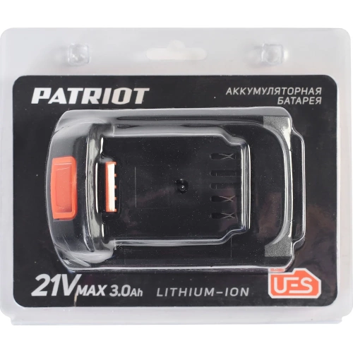 Батарея аккумуляторная PB BR 21V(Max) Li-ion UES 3.0 Ah, тонкая зарядка Patriot 180301123 фото 8