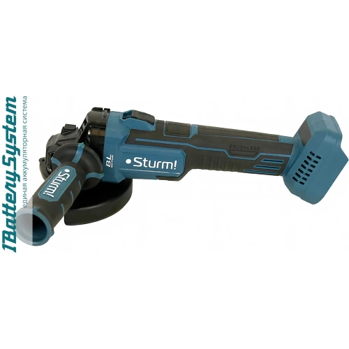 Аккумуляторная углошлифовальная машина Sturm CAG1812BL фото 3