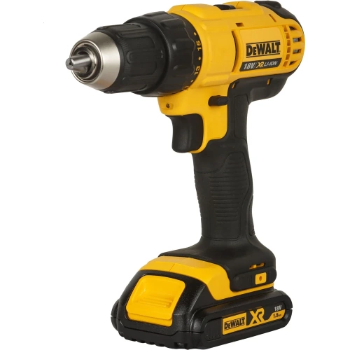 Аккумуляторная дрель-шуруповерт Dewalt 18 В, 1500 об/мин, с 2 АКБ 1.5 Ач и ЗУ, в кейсе, DCD771S2 DCD771S2-QW фото 3