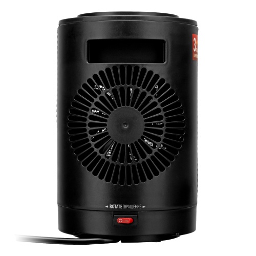Тепловентилятор керамический DTFC-1200S, вращение, 3 реж., вент., нагрев 600/1200 Вт Denzel фото 4