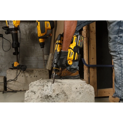 Аккумуляторный перфоратор Dewalt DCH333x2, 54 В, 3.5 Дж, 4480 уд/мин, с 2 АКБ 3 Ач и ЗУ, в кейсе TSTAK DCH333X2-QW фото 9