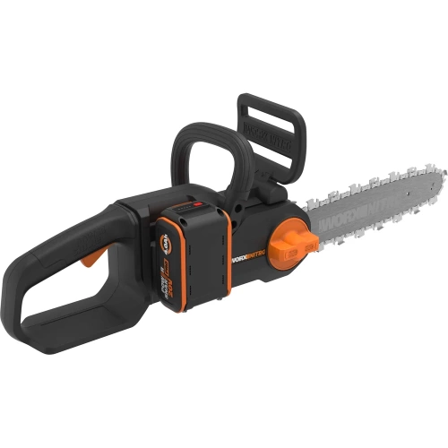 Пила аккумуляторная бесщеточная WORX 20В, 30см, 4 Ач х1, ЗУ 2А, коробка WG350E фото 5