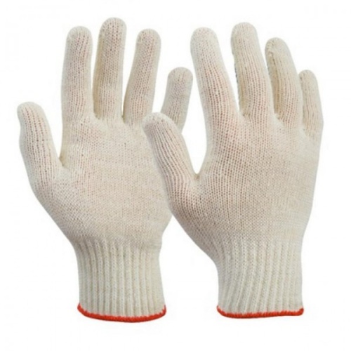 Перчатки х/б без ПВХ напыления, 5 нитей, класс 10 Перчатки х/б без ПВХ напыления, 5 нитей, класс 10
