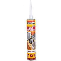 Полиуретановый герметик-клей Soudal FLEX PU 40 FC черный 300 мл