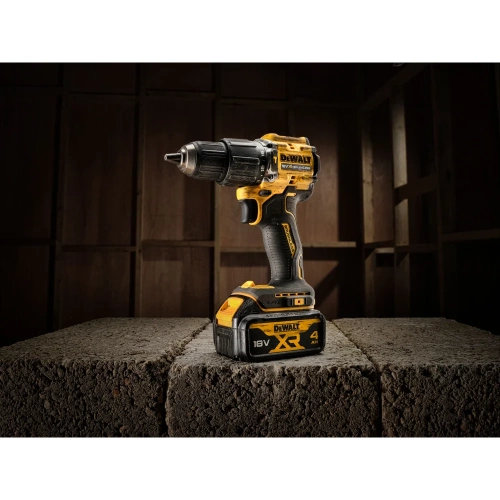 Аккумуляторная ударная дрель-шуруповерт DEWALT DCD100YM2T, 18 В, 1650 об/мин, 28050 уд/мин, с 2 АКБ 4 Ач и ЗУ, в кейсе TSTAK DCD100YM2T-QW фото 8