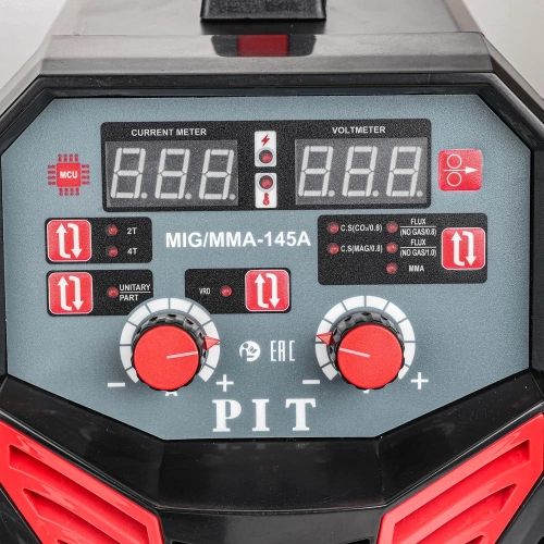 Сварочный полуавтомат P.I.T. PMIG145-С2 4.0кВт, 145А, ПВ-60, MMA 1,6-4,0мм, MIG 0,8-1,0мм PMIG145-C2 фото 9