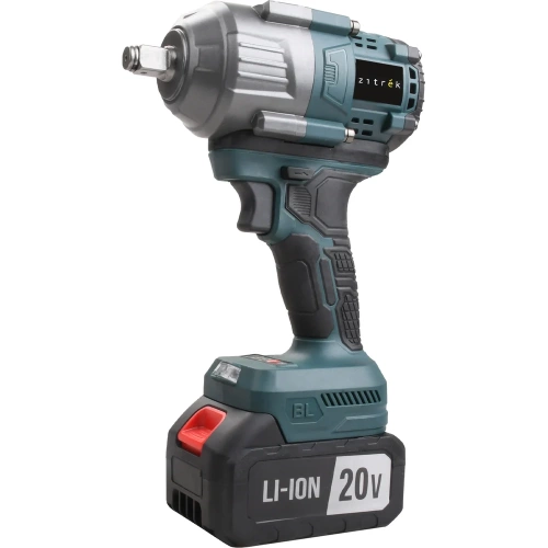 Гайковерт аккумуляторный бесщеточный Zitrek Crusher 20 PRO, 20В, 800 Нм, 1x4.0Ач 085-1019 фото 3