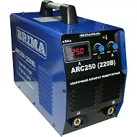 Сварочный инвертор Brima arc-250 220в с накс БП-00000421