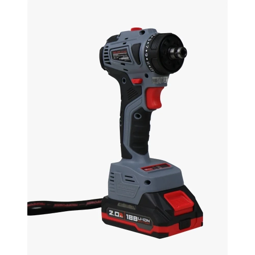 Аккумуляторный бесщеточный шуруповерт со сменными насадками Profipower MKBL-18BM (18В, 45Нм, Li-ion-2шт, 2.0Ач, 0,8-10мм, бита, З/У,в кейсе) E0250 фото 5