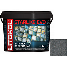 Затирка эпоксидная для швов Litokol Starlike Evo S.130 Grigio Ardesia 5 кг