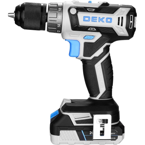 Аккумуляторная дрель-шуруповерт DEKO Loner 20V, 20В, 1x3.0Ач 085-1006 фото 6