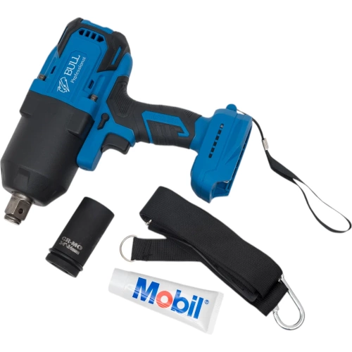 Аккумуляторный ударный гайковерт BULL SC 1810 в кор. XLTpro SOLO бесщеточный, 18 В, 1500 Н*м, 3/4" 1329725 фото 6