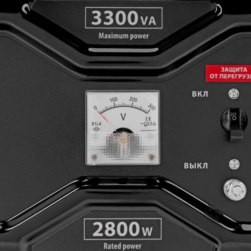 Генератор бензиновый RS-4000E, 3,3 кВт, 230В, электростартер MTX фото 13