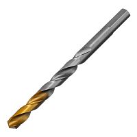 Сверло спиральное по металлу 9 x 125 мм, Р6М5, Golden Tip  Denzel
