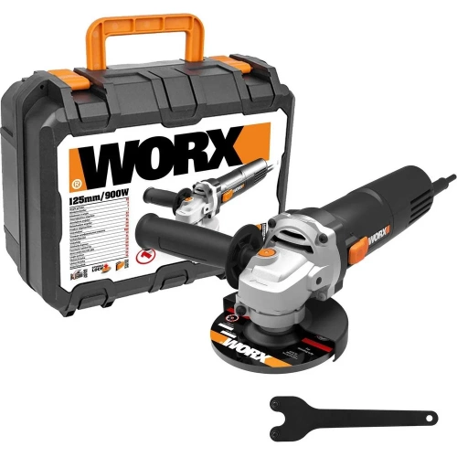 Угловая шлифовальная машина WORX 900 Вт, 125 мм WX718 фото 6