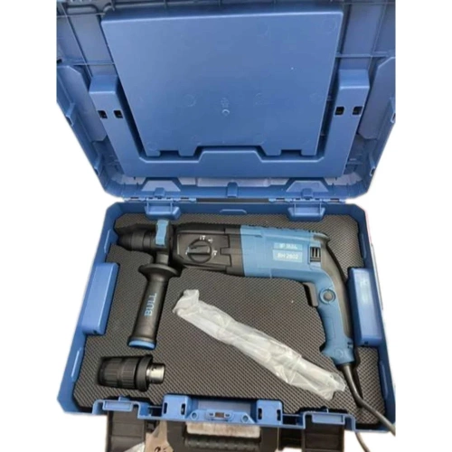 Перфоратор BULL BH 2602 в чемодане Xcase 800 Вт, 3.0 Дж, 4 реж. + 2 зубила, 3 сверла, БЗП в комплекте 1329814 фото 4