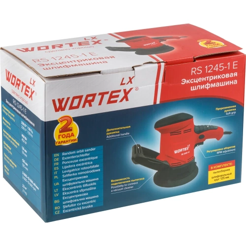 Эксцентриковая шлифмашина WORTEX LX 1333377 фото 3