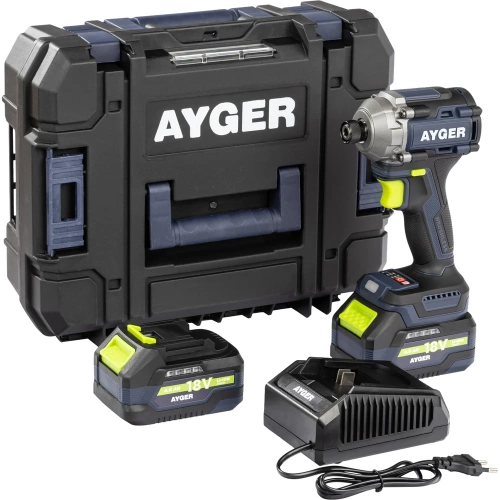 Аккумуляторный бесщеточный винтоверт AYGER ABS20BL4 фото 8