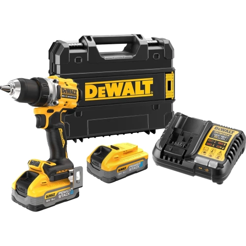 Аккумуляторная дрель-шуруповерт Dewalt 18 В, 2000 об/мин, с 2 АКБ 5 Ач и ЗУ, в кейсе TSTAK DCD800H2T DCD800H2T-QW
