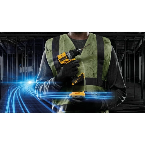 Бесщеточная дрель-шуруповерт DEWALT 2 скорости, 1 АКБ 18 В XR Li-Ion DCD800E1T-QW фото 11