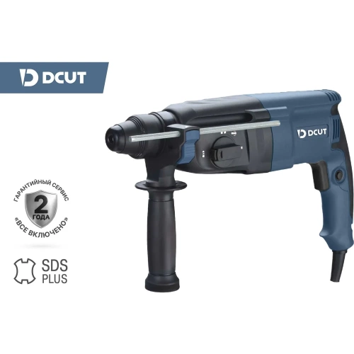 Перфоратор DCUT SDS+ 3Дж 850Вт, 0-1200 об/мин, max бур 26мм SP2 DORJ0309-SP2 фото 4