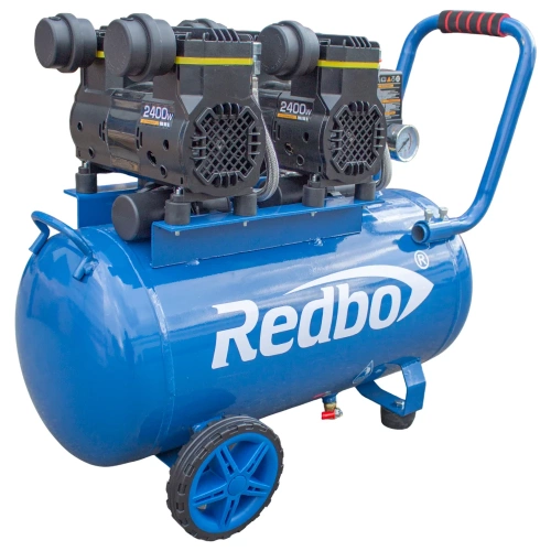 Компрессор безмасляный Redbo 2.4кВт, 210л/мин, 50л, 4 цилиндра, ACN-50/2400-2 39774 фото 3