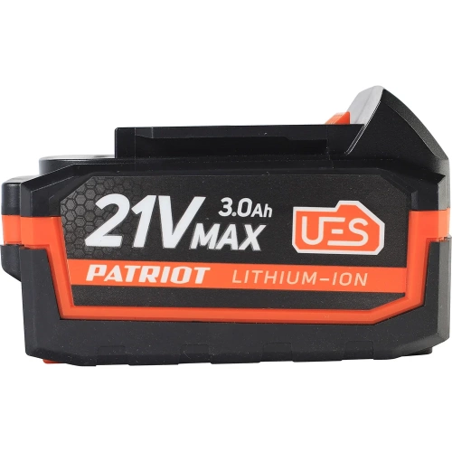 Батарея аккумуляторная PB BR 21V(Max) Li-ion UES 3.0 Ah, тонкая зарядка Patriot 180301123 фото 3