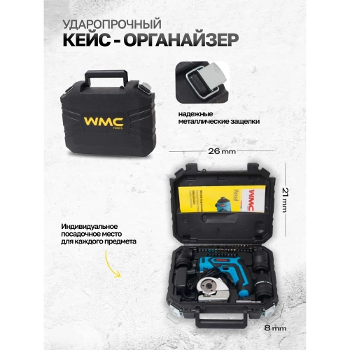 Набор инструмента WMC TOOLS 36 предметов WMC-1036(48163) фото 7