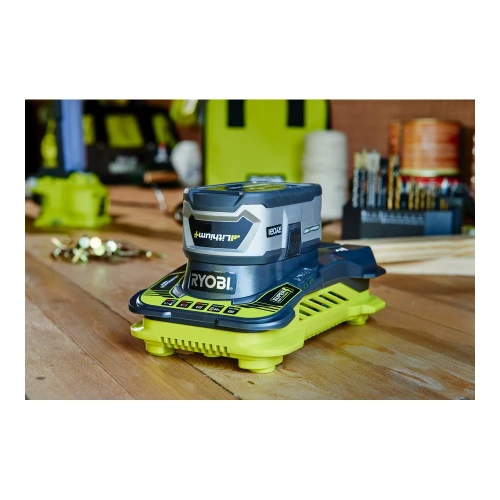 Набор Ryobi ONE+ RC18150-190 5133004421 аккумулятор (18 В, 9.0 A*ч; Li-Ion) и зарядное устройство RC18-150 фото 11