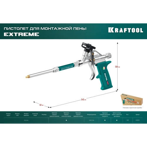 Разборный пистолет для монтажной пены KRAFTOOL Supergun 06800 фото 7
