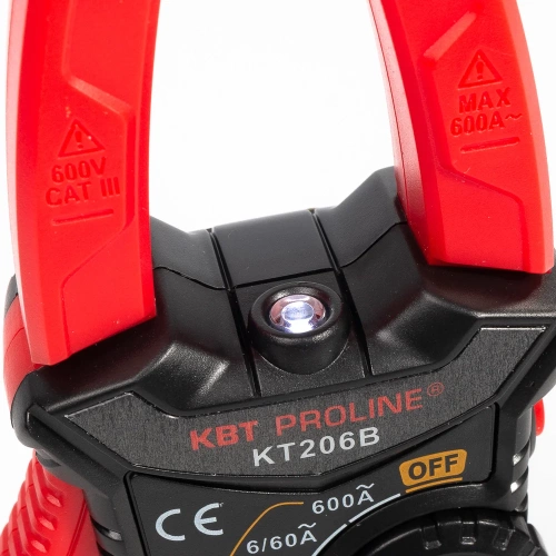 Цифровые токовые клещи КВТ KT 206B PROLINE 79130 фото 6