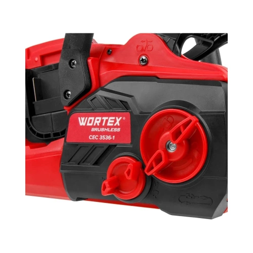 Аккумуляторная цепная пила WORTEX CEC 3536-1 шина 35 см (14), 3/8 LP, 1.3 мм с акб и зу ALL1 МЕГА 1333454 фото 8