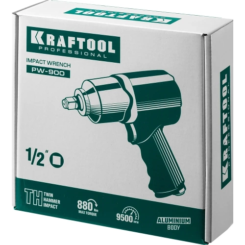 Ударный пневматический гайковерт KRAFTOOL PW-900, 1/2" 64210 фото 7