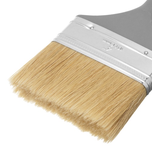 Кисть плоская "Евро" 4", натуральная щетина, пластмассовая ручка MTX фото 3 Кисть плоская "Евро" 4", натуральная щетина, пластмассовая ручка MTX фото 3