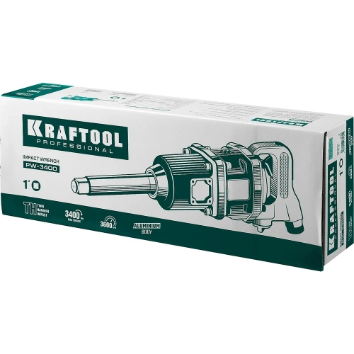 Ударный пневматический гайковерт KRAFTOOL PW-3400 1", 3400 Нм 64200 фото 9