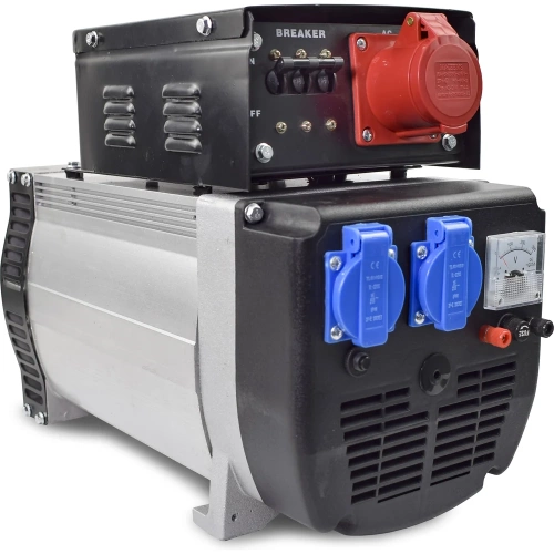 Генератор REDVOLT EPG6.0T230 6.0 кВа, 3 ф (230В), J609B, c.25.4 40-104K фото 6