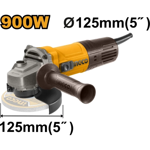Угловая шлифовальная машина INGCO INDUSTRIAL AG90028 фото 3