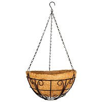 Кашпо подвесное с декором, с кокосовой корзиной, диаметр, 30 см Palisad