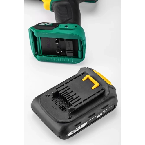 Аккумуляторная бесщёточная ударная дрель -шуруповёрт 18V Sata SC51012 фото 9