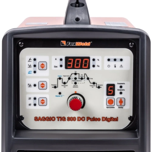Аппарат аргонодуговой сварки Foxweld SAGGIO TIG 300 DC Pulse Digital 6134 фото 7