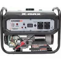 Бензиновый генератор X-MAX (3 кВт, электростартер, медная обмотка, с АКБ) XM3900EC