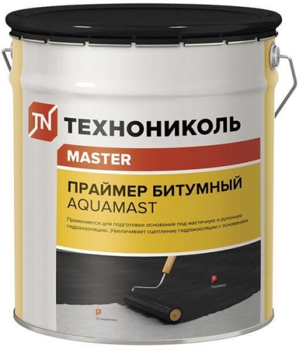 Праймер битумный ТЕХНОНИКОЛЬ AquaMast, 18 л