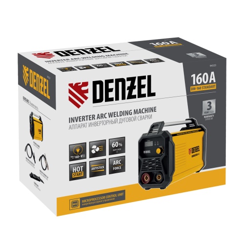 Аппарат инвертор. дуговой сварки DM-160 Standart, 160 А, ПВ 60% Denzel фото 16