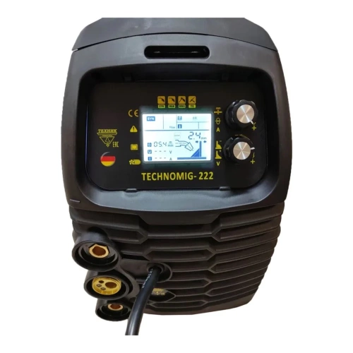 Полуавтомат ТД Техник TECHNOMIG-222 200А, 60%ПН, проф. серия, синергетика, MIG-TIG-MMA, горелка MIG 3m, горелка TIG, электрододержатель, клемма масса, кабель 50 фото 3